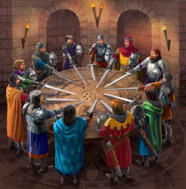 Legends of king Arthur and his Knights