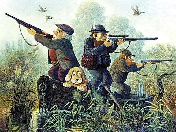 Hunting poems