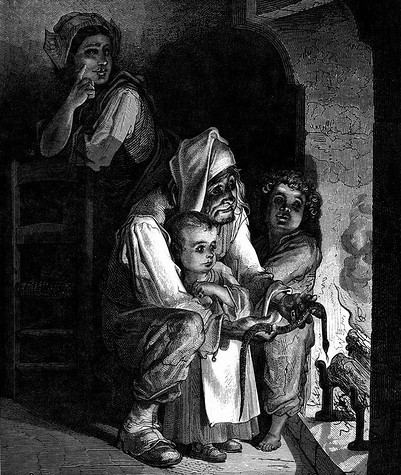 The Countryman and the Serpent la fontaine s fables 7