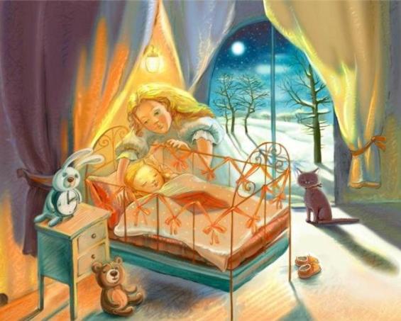 Колыбельная («Спи, мой мальчик! Птицы спят») Брюсов. Стихи для детей