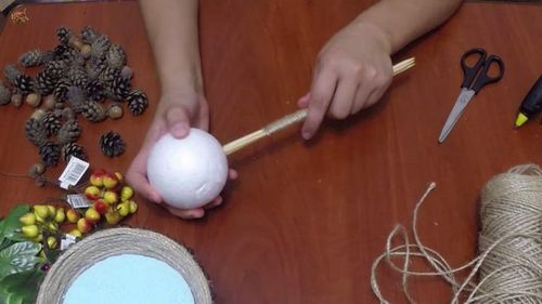 Красивые топиарии из искусственных цветов
