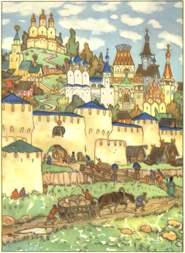 Иллюстрации к сказке Конек-Горбунок